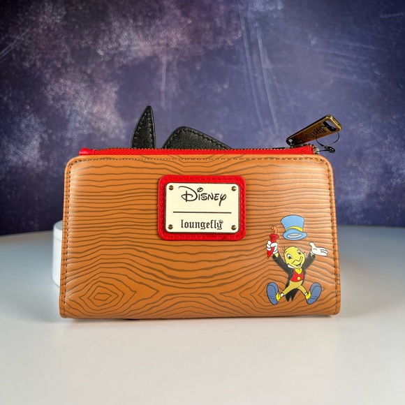 Loungefly: Disney Pinocchio Peeking Flap Wallet - Picture 2 of 3